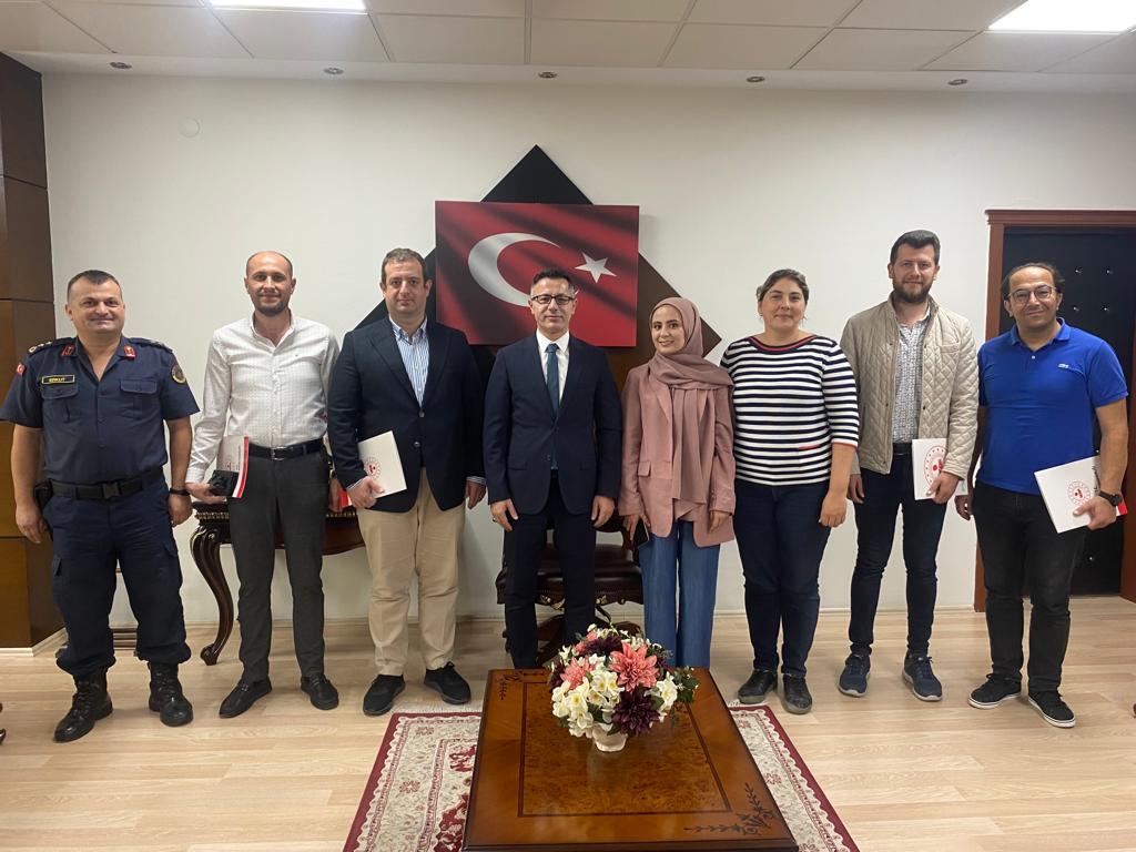 Firmalara Kaymakam Ünal KOÇ'tan Teşekkür Belgesi.